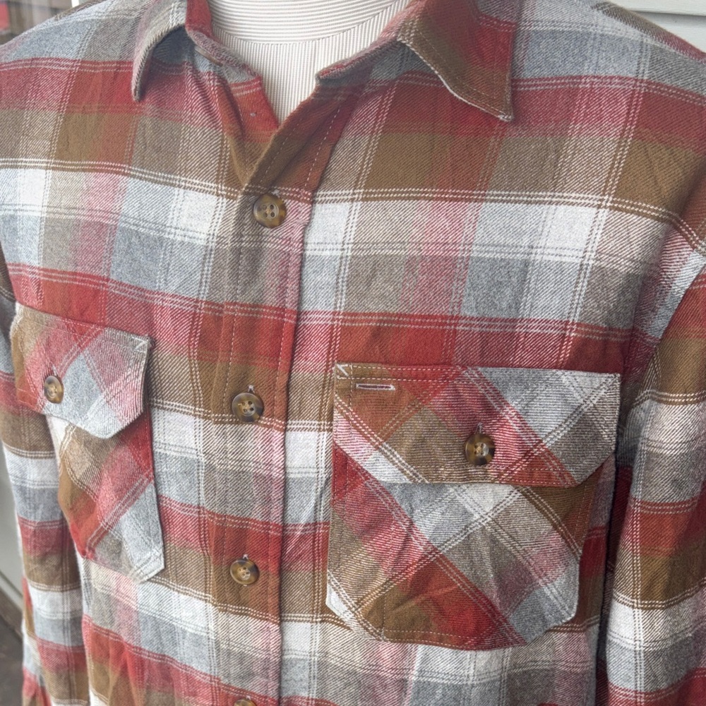 Pendleton Plaid Burnside flannel Button-Up Shirt.… - image 2
